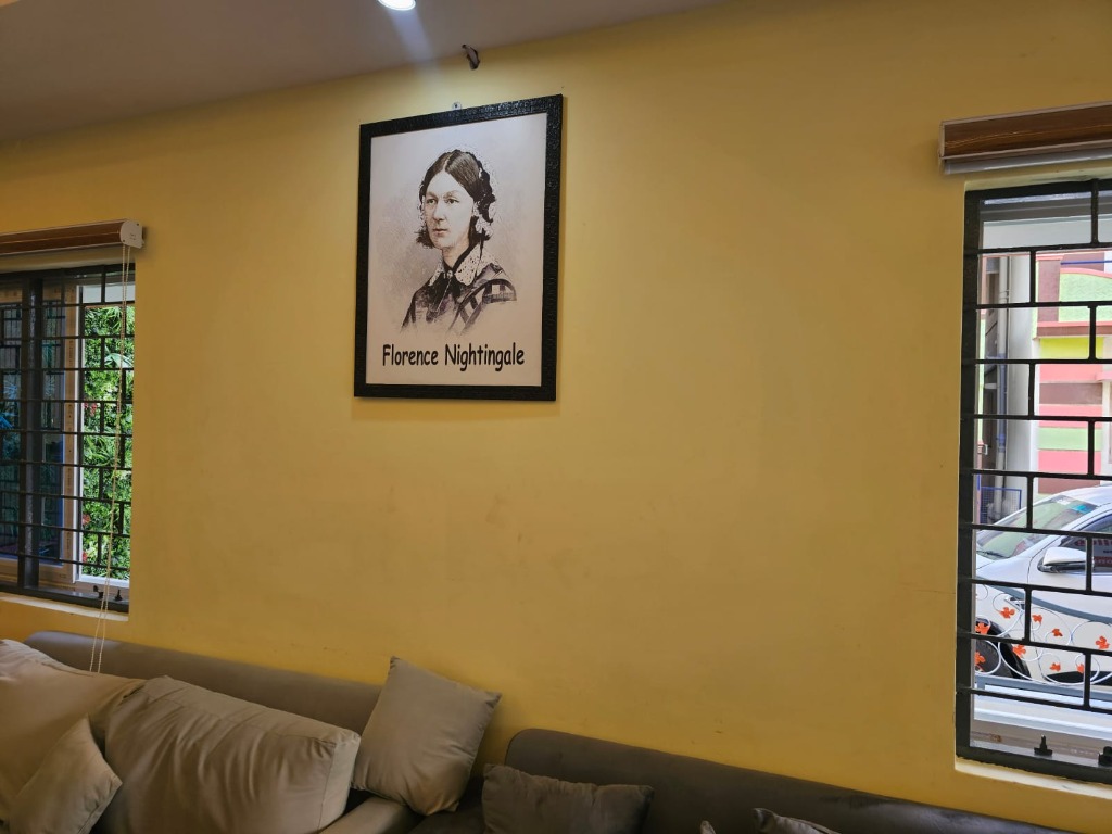 Florence Nightingale Portrait on Wall